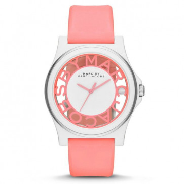 Bracelet de montre Marc by Marc Jacobs MBM4016 Silicone Rose 20mm